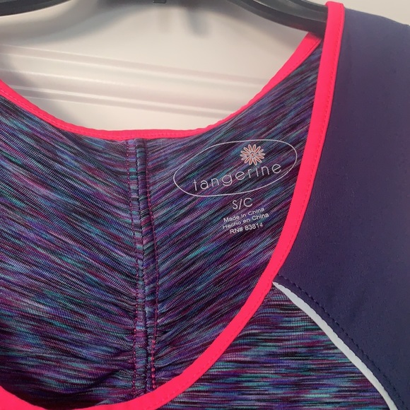 Tangerine athletic tank top - Picture 2 of 3